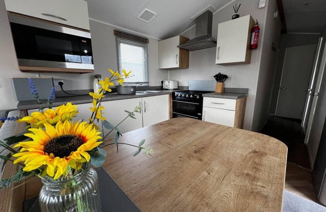 Great 8 berth caravan with decking at Valley Farm, ref 46238PL