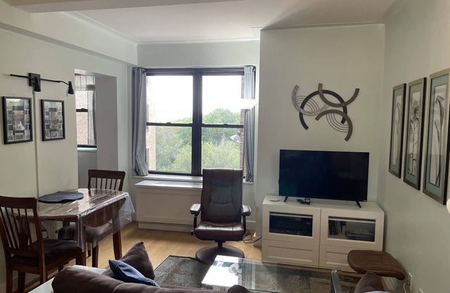 Great Location . . . Great View . . . UWS Studio with Separate Sleeping Area