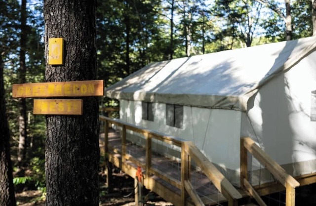 Green Heron’s Nest- Family Glamping Tent with AC