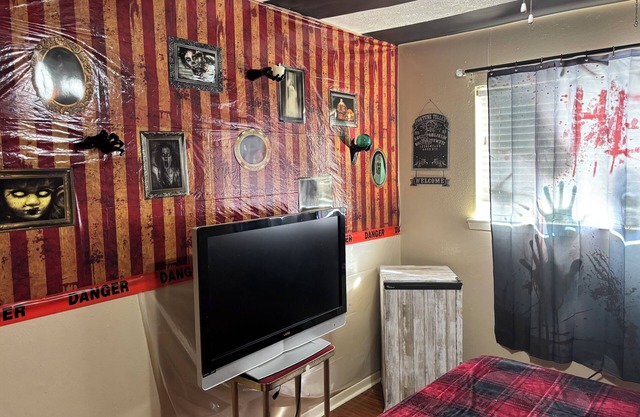 Haunted private bedroom just in time for Halloween!