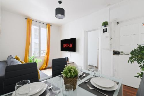 Heart of Paris-1BR-4P-Tour Eiffel 8 -Free Netflix