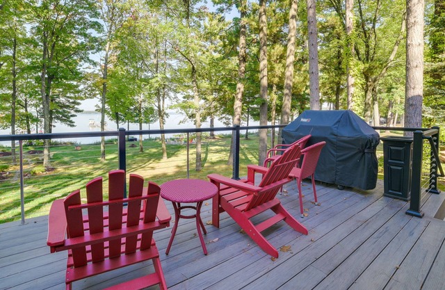 Higgins Lake Vacation Rental w/Lake Views & Deck!