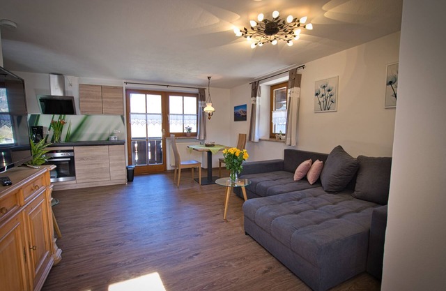 High board, for 2 people, 46 sqm, with living room and extra bedroom and balcony