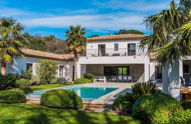 High-end villa with heated outdoor pool and heated indoor pool St Tropez