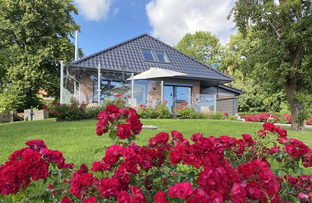High quality, quiet holiday home "Elfriede" in the idyllic Eckwarden, with sauna