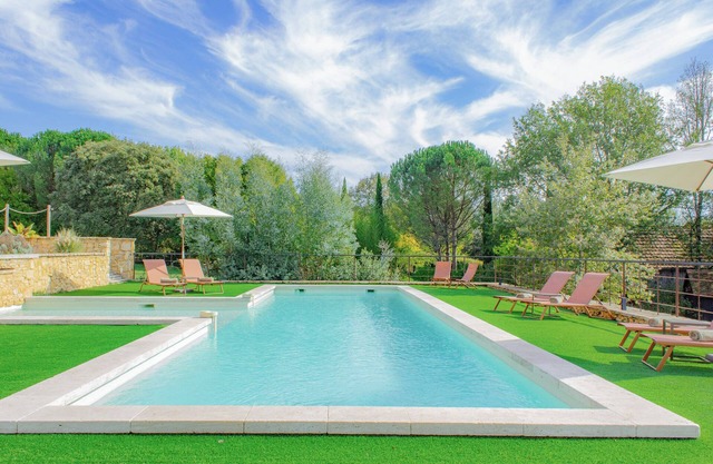 Hilltop Gîte with Heated Saltwater Pool & Stunning Valley Views”