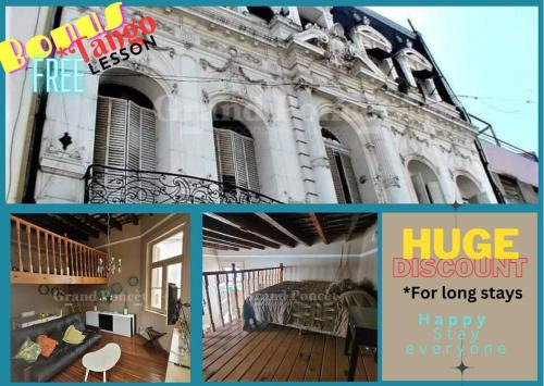 Historic San Telmo Cozy spacious apt large groups and families for your Perfect Stay, ATENCIÓN PRECIO DE RESERVA EN DOLARES O PESOS DOLAR BLUE