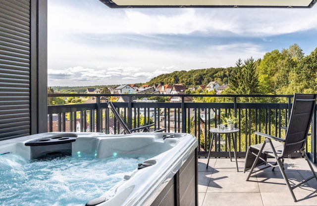 Holiday Apartment "Egge Resort 7d" with Balcony, Whirlpool and Sauna with Viaduct View