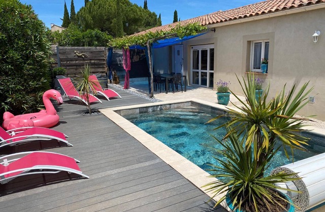 Holiday home with its own swimming pool