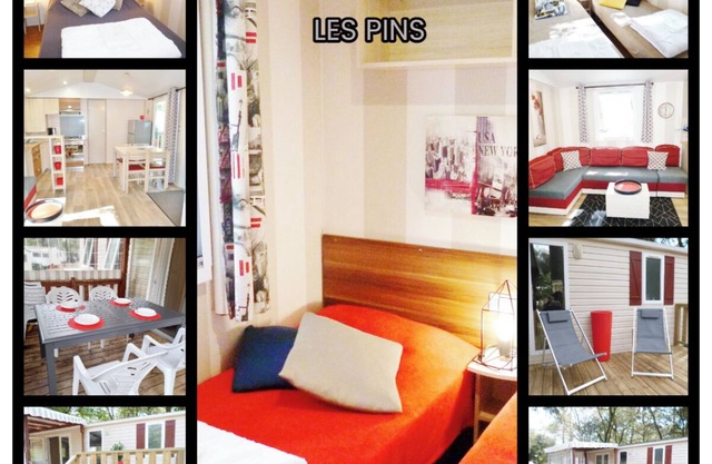 HOME-COZY 40m2 Night or Stay (3Ch-2SdB-2Wc) Direct access to the sea, 4 * Campsite