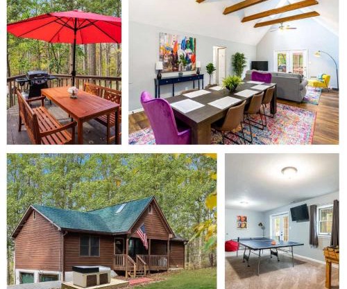 Hot Tub, Deck&Grill, Game Room, WiFi at Cute Cabin
