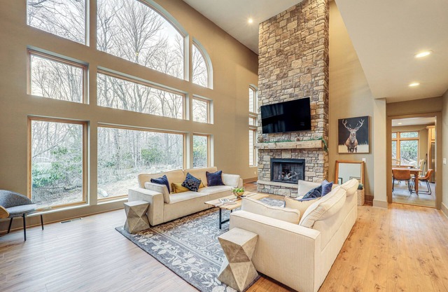 Hot Tub + Games & Upscale Perks: Beech Mtn Home