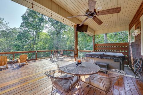 Hot Tub Soaks and Outdoor Fun Fayetteville Cabin