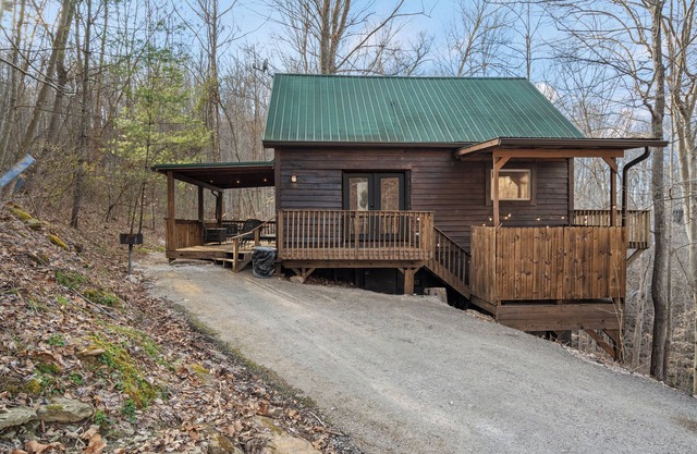 Hot Tub, WiFi, No Pet Fee - Beary Cozy - Romantic Cabin in Red River Gorge, Kentucky!