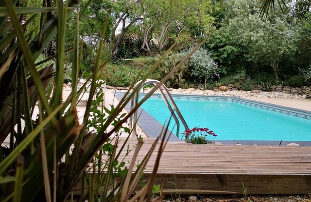 House in its wild garden