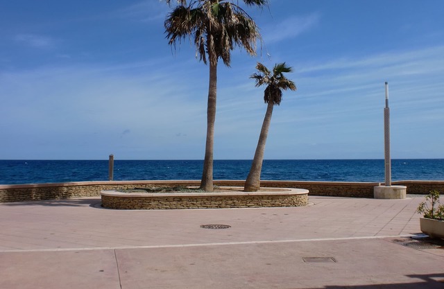 House on the beach of Carboneras. Almeria