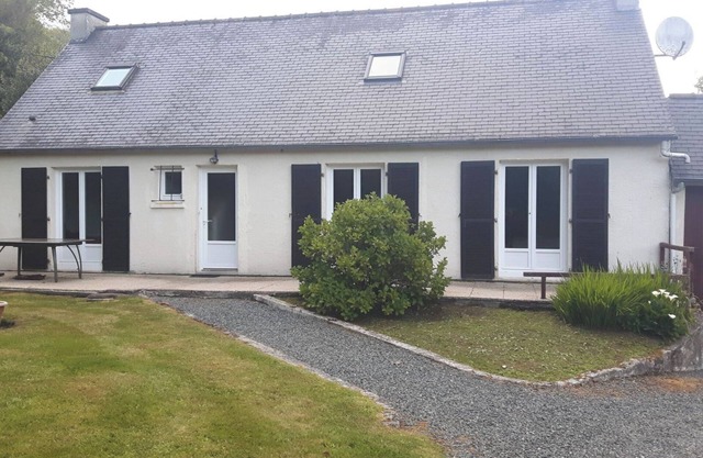 House on the Pink Granite Coast in Brittany