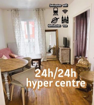 Iago city, appartement, hyper centre, aéroport et gare à proximité