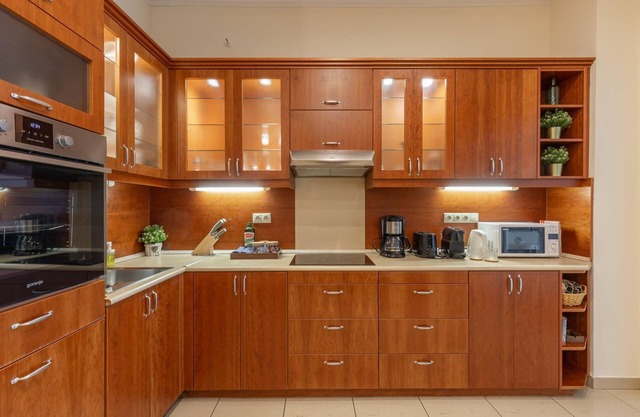 in a historic building elegant apartment next to a metro stop