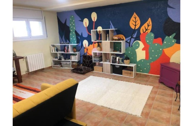 Independent accommodation surrounded by nature