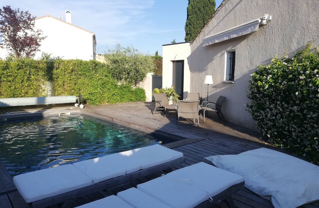 Jolie Maison Moderne Climatisée Avec Piscine Proche de Montpellier
