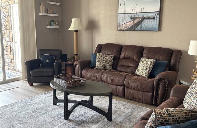 Just steps from pool, boat slip available,Newer LVP flooring,Have 5 star reviews