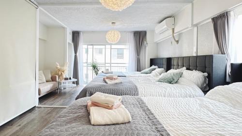 Kawaii House Tokyo Shin-Okubo 45 square meters and has 3 beds