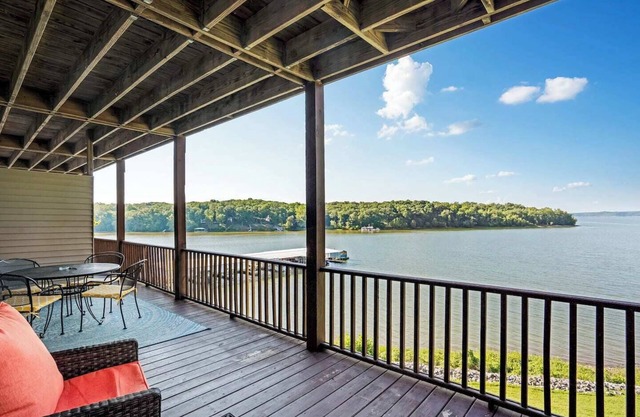 Kentucky Lakefront Condo with Spectacular View ~ 2 Bedroom, 1 Bath ~ Covered Deck