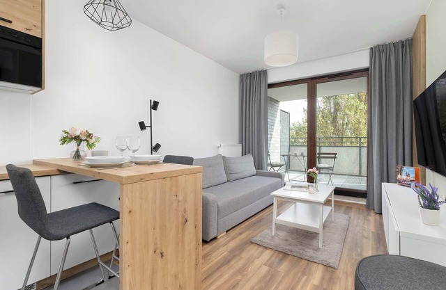 Kijowska 5 Kraków | Modern Apartment with Balcony and Desk | Parking