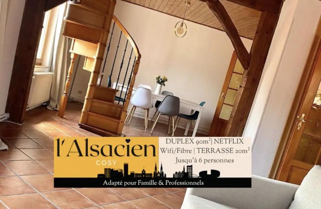 L’Alsacien Cosy : Duplex - Netflix - Wifi/Fibre