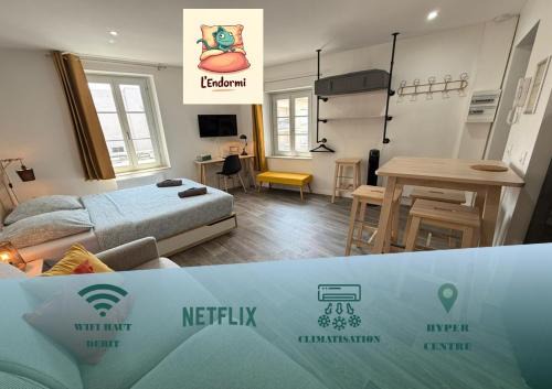 L'endormi - Centre ville - WIFI et NETFLIX