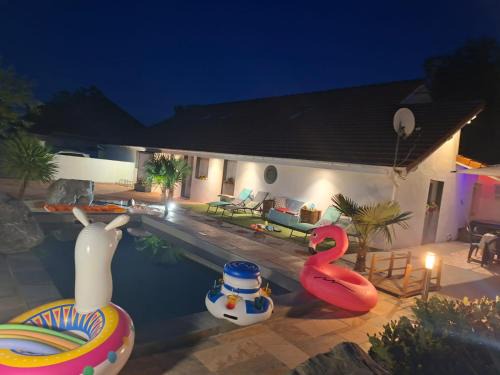 L'OASIS - Maison avec SPA, Braséro & Plancha