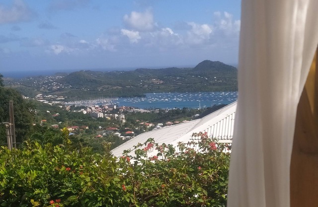 La Claragane between sea and greenery