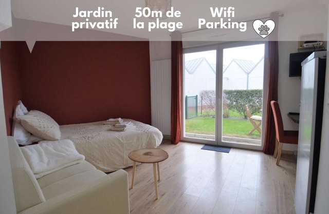 La Patoune - Garden/50m from the beach/Wifi/Parking