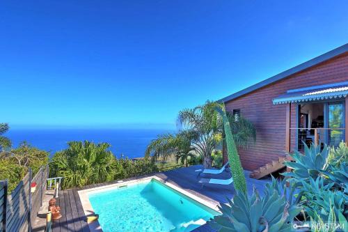 La Villa Zambrocal - Piscine - Vue Océan
