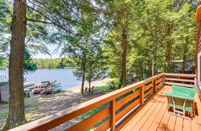 Lake Front 3-bedroom cottage with private beach