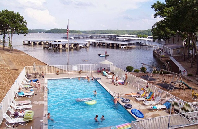 Lake + Pool Views 2BR Cozy Getaway in Osage Beach Steps to Fun & Sun & Sand