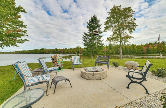 Lakefront Gem w/Private Dock & Yard in Charlevoix