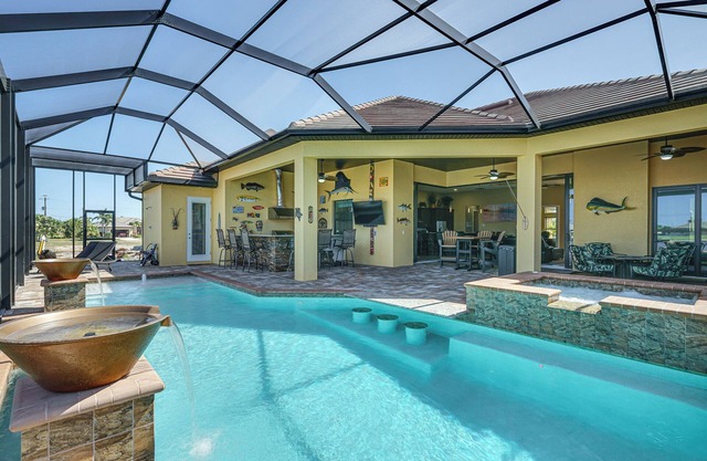 Lakefront Home w/Private Dock in Cape Coral!