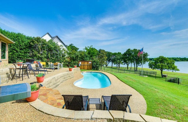 Lakefront Little Elm Home with Private Pool!