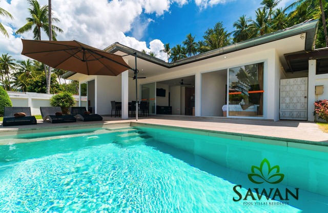Lamai 2 bedroom pool villa 5 minutes from the beach