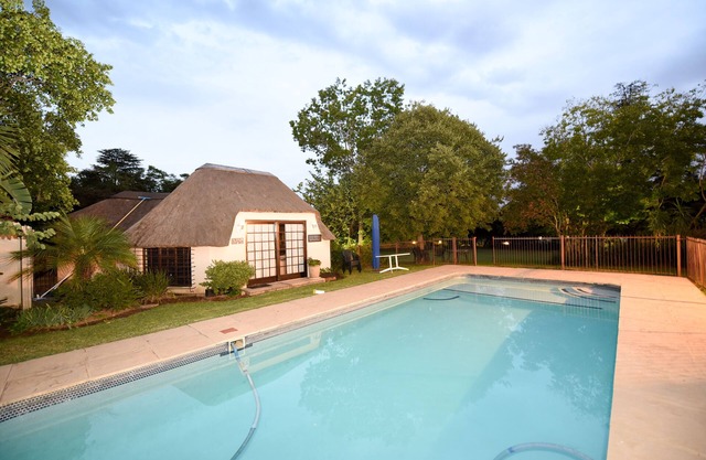 Large, modern studio unit with private garden in Bryanston