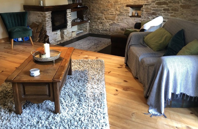 Large private house with pool in mature gardens.