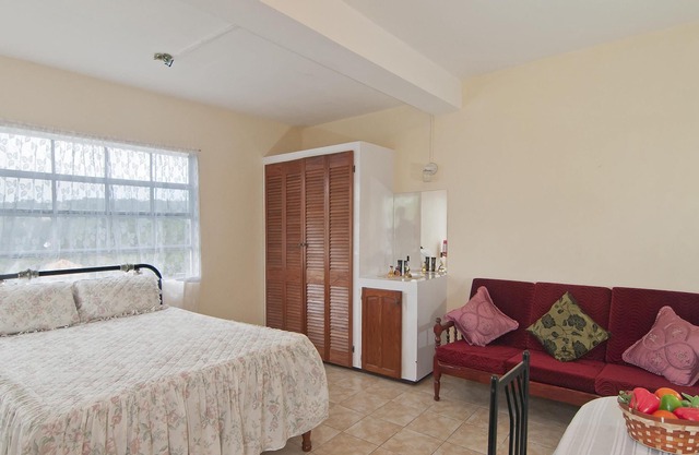Large Studio Apartment with Air-conditioning & Patio
