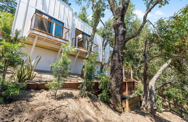 Larkspur, walk to town , loft style , great views