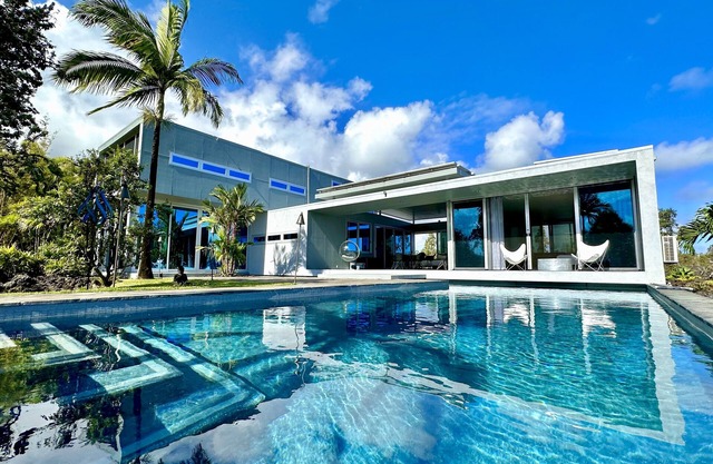 Lava Flow House Pool Ocean View Kehena Beach w A/C