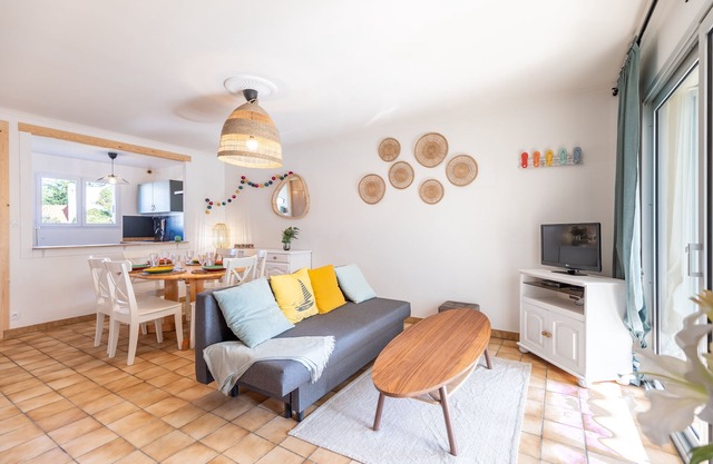 Le 5 Mimosas - Plage à 600m, garage