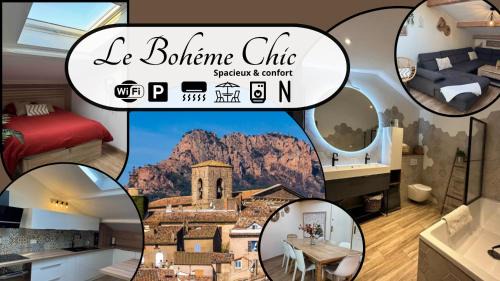 LE BOHEME CHIC - Terrasse BBQ Espace & Confort - Clim et Parking Gratuit - Idéal Famille - PLAGE 15 min - OFFRE SPECIALE