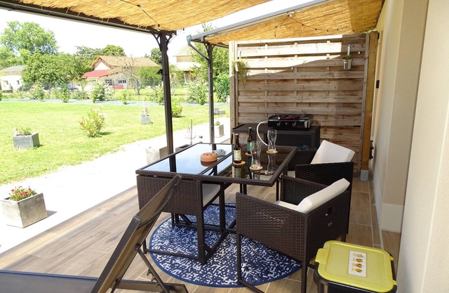 Le Bouchon, Studio de 30 m² Climatisé de Plein Pieds Proche de Tournus