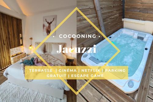 Le Chalet Champenois - Jacuzzi - Terrasse - Calme - Ciné Netflix